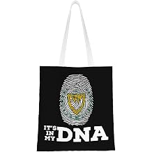 NIENIE Coat of Arms of the Turkish Republic of Northern Cyprus It's in My DNA Tote Bag for Women Shopping Bags Reusable Large Capacity Casual Shoulder Handbags DIY Gift Bags Cute Canvas Tote Bag