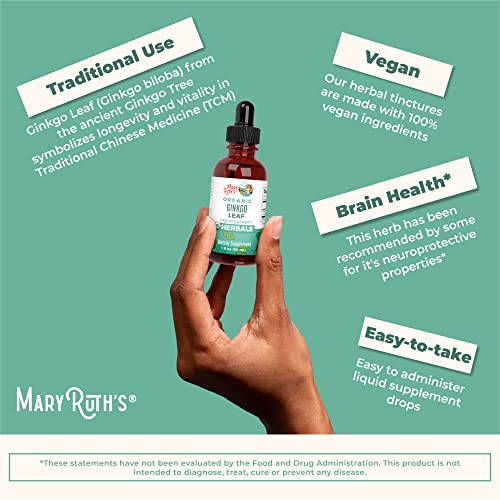 Maryruth Organics GINGKOLEAF Ginkgo Leaf Liquid Drops | Herbal Supplement thumb #8