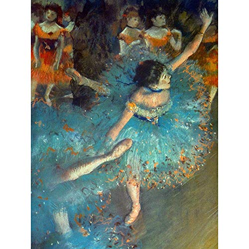 Wee Blue Coo Degas Dancer Old Master Painting Art Print Poster Wa...