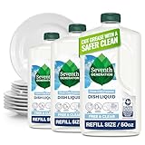 Seventh Generation Dish Liquid Soap Refill Free...