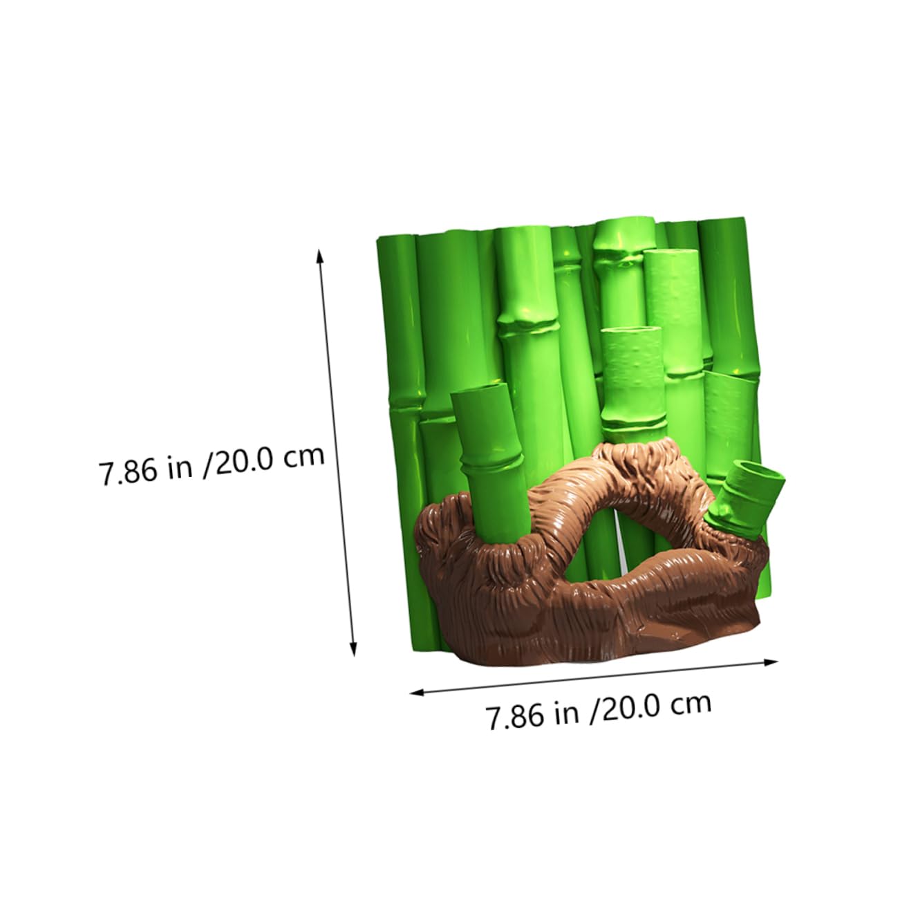 3D Aquarium Lebensraum Harzhöhle für Aquarium mit Bambusoptik