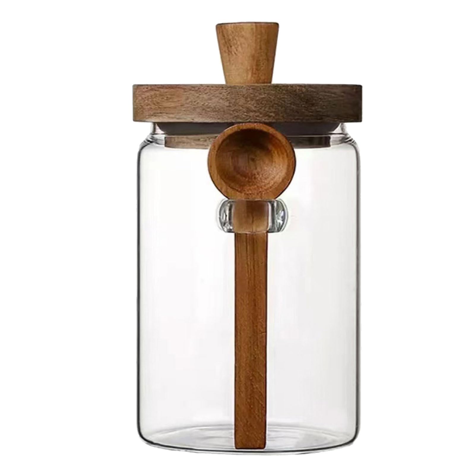 HDOYTXXM Clear Glass Coffee Canister Airtights Storage Jar for Kitchen Organization Kitchen Countertop Organizers Jar