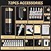 STIGMA Wireless Tattoo Gun Kit Complete with Pro Short Pen, 2 Batteries, 20 Tattoo Cartridge Needles, Color Set, Full Tattoo Accessories STP35TI4002-9