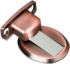 Tope de puerta, bloqueador de puerta, cinta adhesiva de doble cara 3M, sin perforación, tornillos for un montaje más fuerte (color: blanco) (color: blanco) (color: Bianco) (Color : Red Bronze)