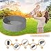 Foldable Ball Pit for Toddlers Large Foldable Puppy Dogs Cats Baby Infant Kids Portable Corner Ball-Pit Big Pop Up Collapsible Soft Play Tent Indoor Outdoor (Balls no Include) Gray