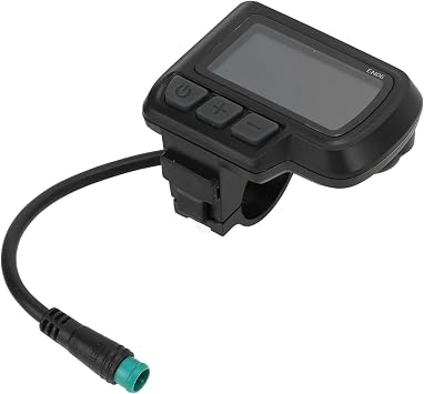 EN06 LCD Display for Electric Bike, Real-Time Battery Power Recording, Suitable for Voltage 24V 36V 48V, Material ABS PVC