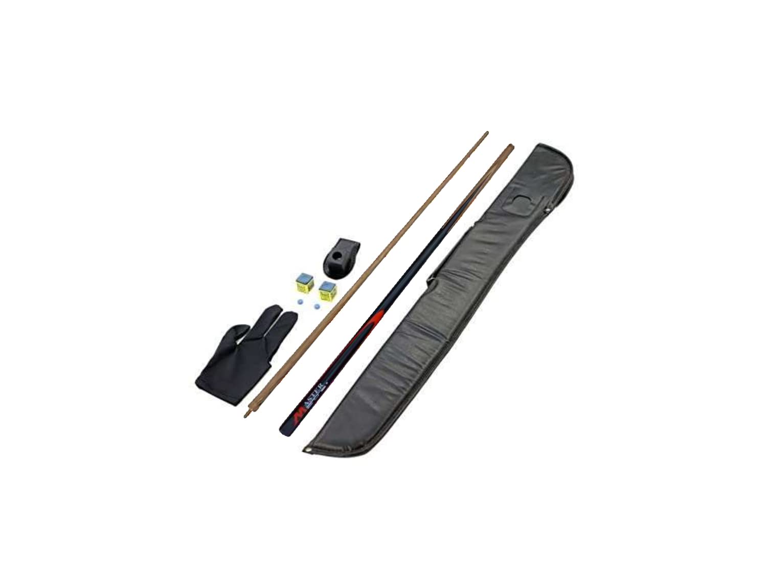HR Group Combo of Rose and Ashwood cue with 2 chalks, 1chalks Holder Half Cover, 1pcs Gloves,2 pcs Tips-image-29