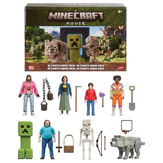 How to make luggage mineceaft crackpack Mattel Minecraft Ultimate Movie Action Figure Pack