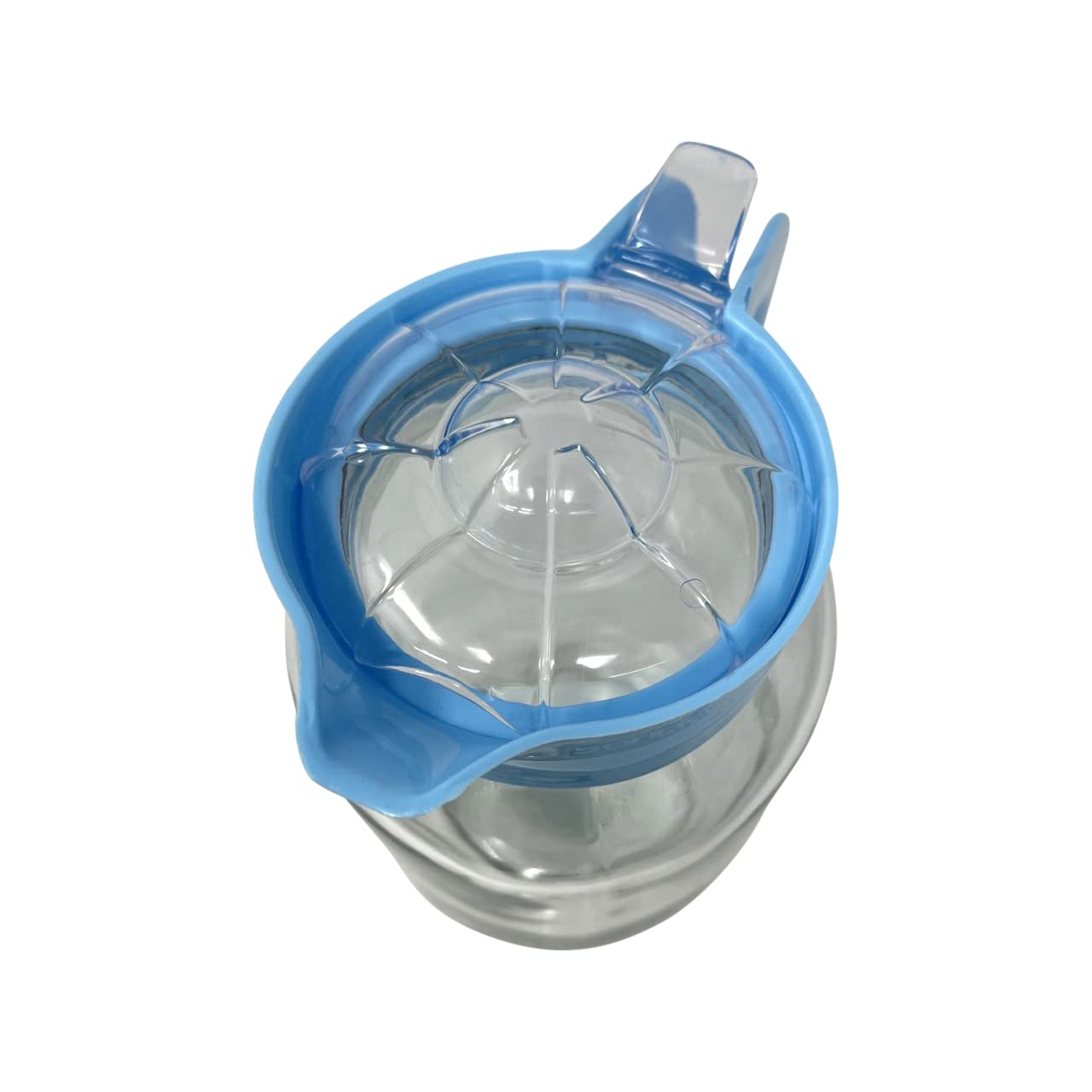 Carafe à Eau En Plastique Bleu 1,5 Litre - Bec Verseur Précis Et Poignée - Pour Cuisine Et Salle De Bain - Lavage, Bain, Rangement - 2