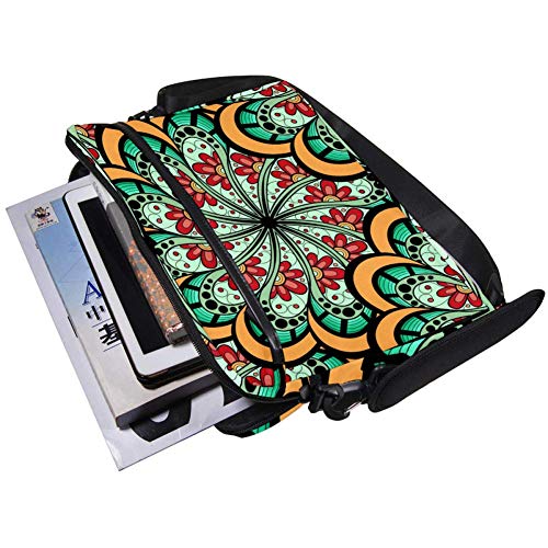 Sacoche ordinateur 14-15.4 pouces fleurs et papillons pour vos trajets