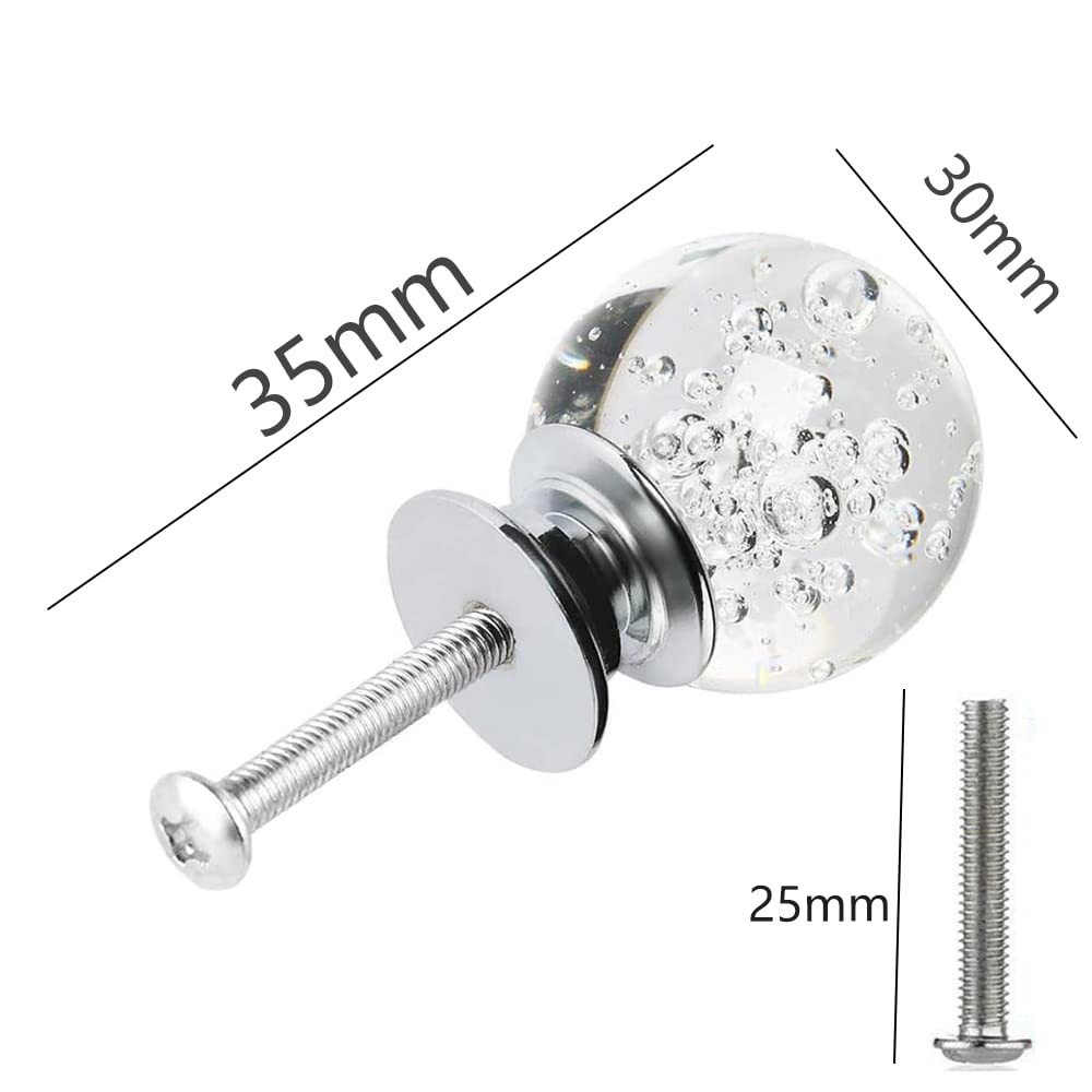 Cabinet Knobs, 25 Pack, 1.1 Inch Zinc Alloy Drawer Pulls & Door Handles, Mushroom Kitchen Dresser Solid Knobs, Cupboard Hardware With Screws For Bathroom Closet Cabinets Drawers, Nickel Color | US