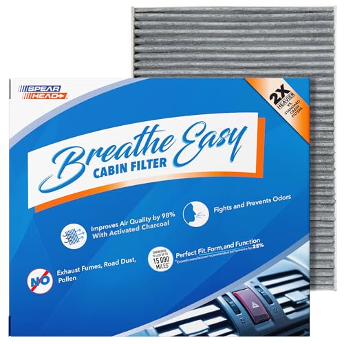 Image of Spearhead Odor Defense Breathe Easy Cabin Filter | Fits 08-17 Enclave, 09-17 Traverse, 07-16 Acadia, 2017 Acadia Limited, 07-10 Outlook Like OEM | Up to 25% Longer Lasting w /Activated Carbon (BE-663)
