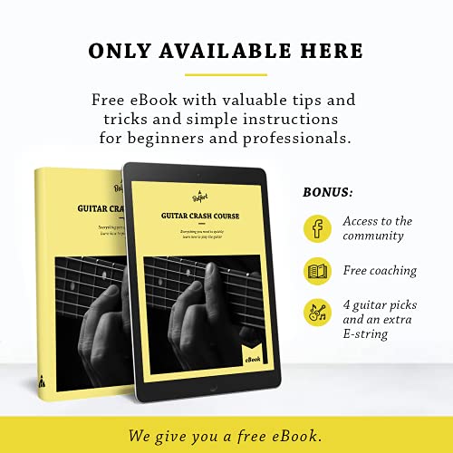 Belfort® Guitar Strings Classical Guitar, Strings For Classical Guitar Made Of Nylon And Silver, Acoustic Guitar (6-String Set) - Incl. 4 Picks + Extra High E-String (028//043) (028//043) #TOP2