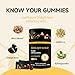 AUIXOPI shilajit Gummies | Pure Gummies Gold | Ashwagandha, Gokshura | Fulvic Acid & 85+ Trace Minerals for Men, Women | Non-GMO | Lab Tested | No Added Sugar I 60 Gummy