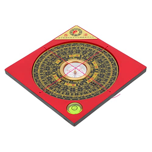 Brújula decorativa estilo retro Feng Shui portátil miniatura 1