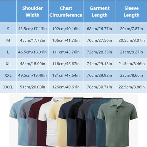 Breeze Shirts for Men Ultra Comfortable Polo Shirt Textured Breathable, Quick Dry Refreshing Silky2