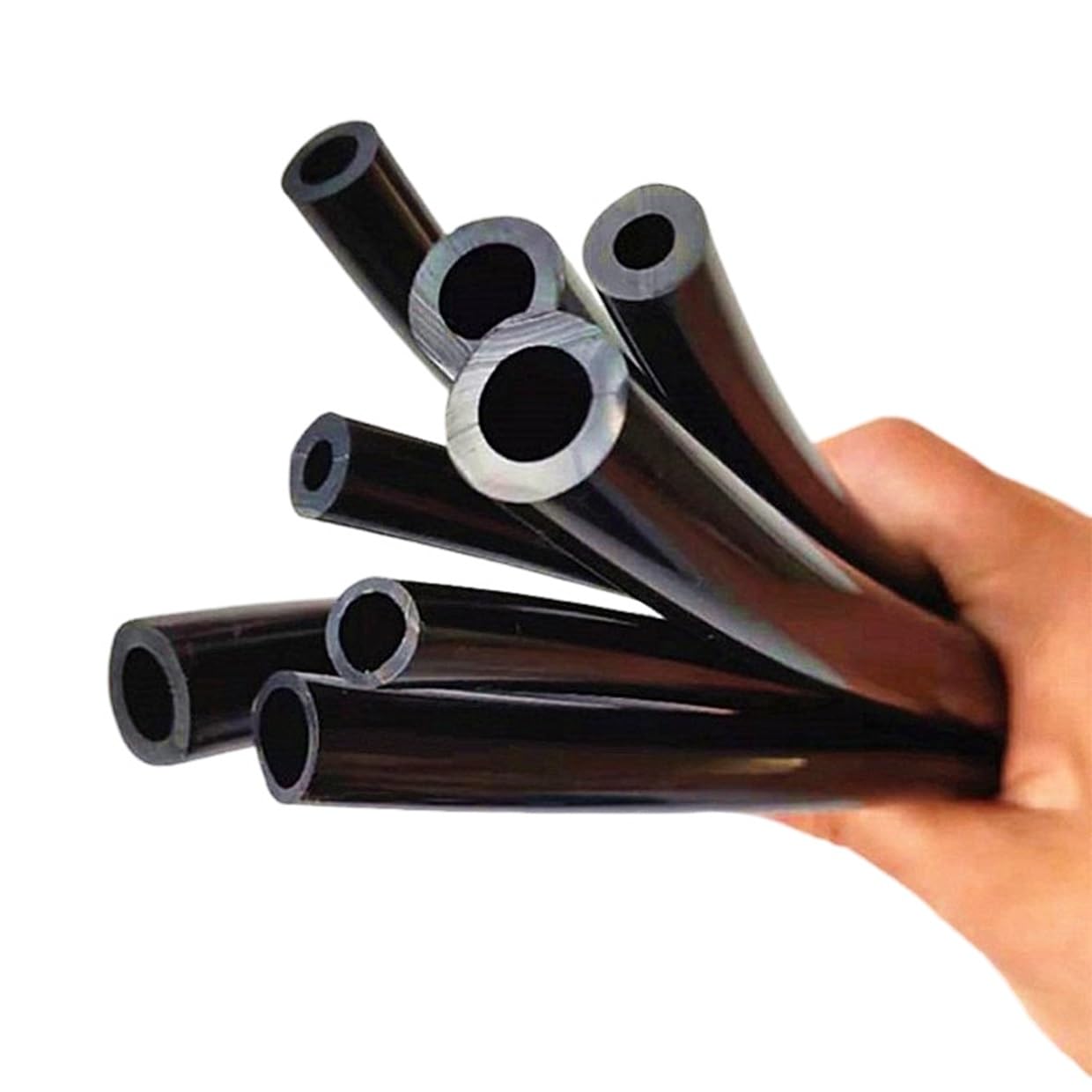 1M Black Flexible Silicone Hose Heat Resistant Soft Rubber Tube for High Pressure Fuel Tank Aquarium Air Pump(Id 18mm od 22mm)