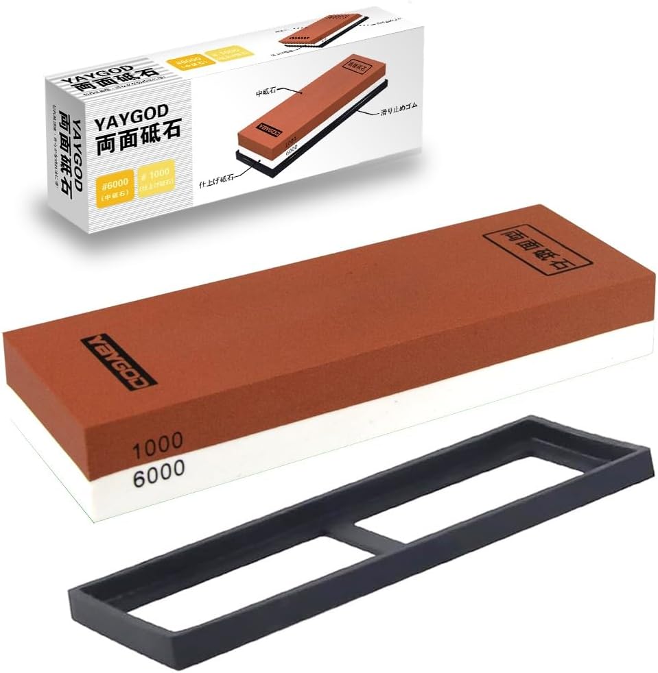 Professional Whetstone 1000/6000, Whetstone Knife Sharpening Stone Set