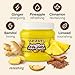 Gel De Jengibre+ Batimol, pina, Canela & linaza (Ginger Gel+ batimol) 250g, 100% Natural, Chupa| Hidratante|Panza