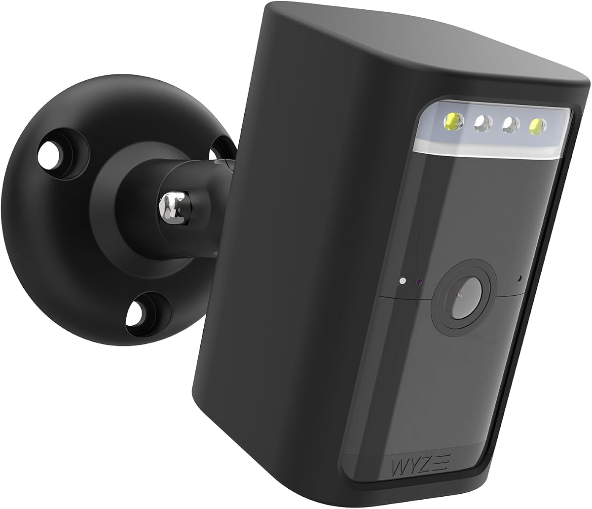 Funda protectora 2 en 1 + soporte de pared de 360° compatible con Wyze Battery Cam Pro – Funda protectora para cámara Sun Rain UV para sistema de monitoreo de seguridad (solo funda)