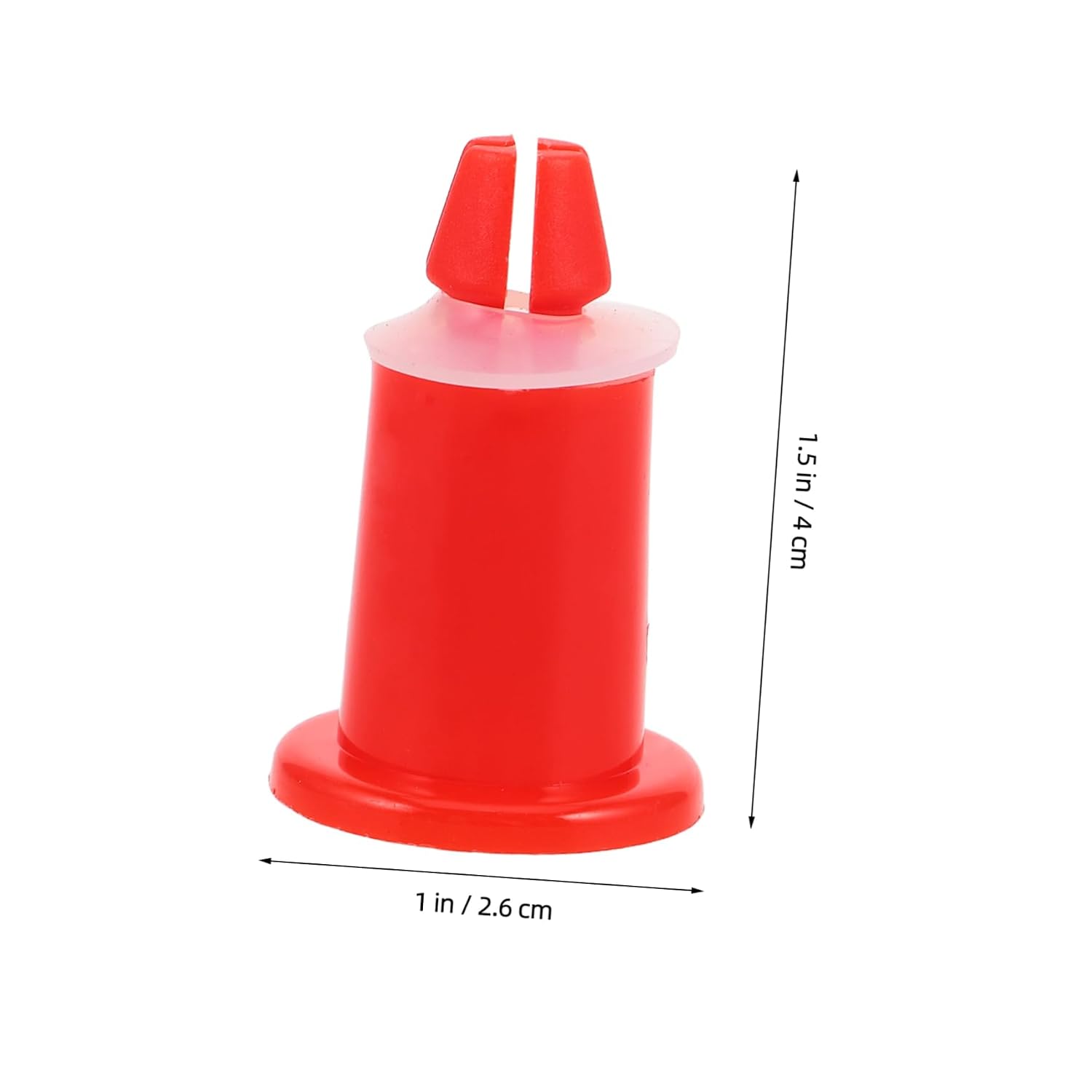 Garneck 4pcs Scale Feet for Electronic Weighing Pan Easy to Install Legs for Stable Measurements Compatible Multiple Electronic Scale Models Orange Plastic Bracket
