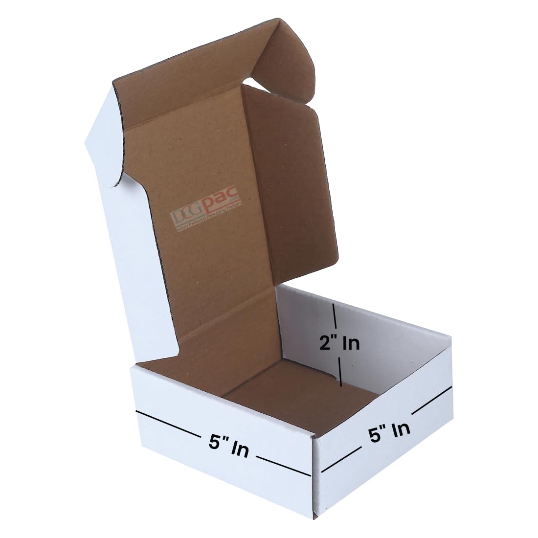 DCGPAC 3Ply White Corrugated Flat Box For Packaging & Secure Shipping Self Lock Box for Multipurpose Packing Cardboard Boxes 5x5x2 Inch (Pack of 100) (B08RYNH83B) Amazon Price History, Amazon Price Tracker