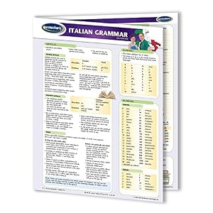 Italian Grammar Guide – Languages Quick Reference Guide by Permacharts