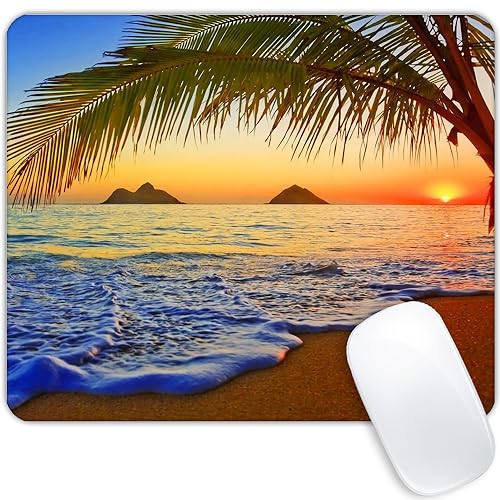 Goodsprout Pacific Sunrise at Lanikai Beach Mouse pad Customized Mousepad Non-Slip Rubber Base Mouse Pads for Computers Laptop Office Desk Accessories Mouse pad,