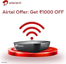 Airtel Wi-Fi: Enjoy superfast speeds, 25+ OTTs, 350+ TV Channels | Easy Setup | Zero Cost Installation | 24x7 Customer Support | SAC : 999799