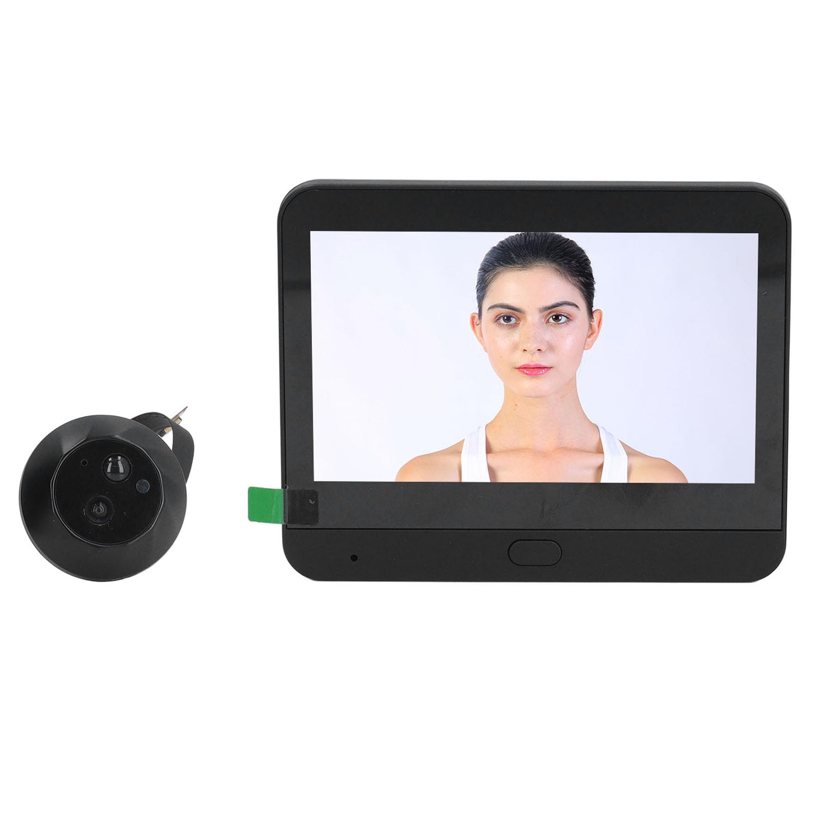 Kamera Türspion WiFi Zwei-Wege-Gespräch IR Nachtsicht 1080P Türklingel Digital Wireless Türspion mit Display 4,3 Zoll (10,9 cm) PI-Bewegungserkennung