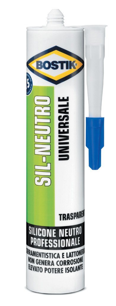 BOSTIK SILICONE NEUTRO TRASPARENTE ML. 300 12 PZ