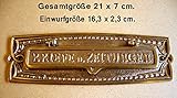briefklappe messing Graf von Gerlitzen Briefschlitz Briefklappe Brief Schlitz Klappe Einwurf Messing L2A