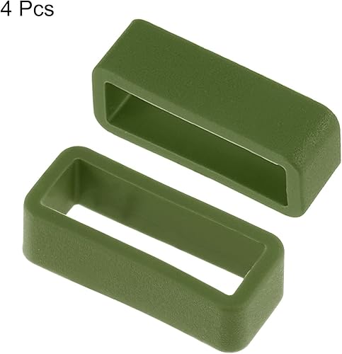 Miniatura 3 de uxcell Correa de reloj de silicona con soporte para reloj, para correas de reloj