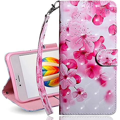 EMAXELER Google Pixel 3A Case Cover Premium PU Leather Wallet 3D Cartoon Painted Case Flip with Kickstand Card Holder Bookstyle Magnetic Closure for Google Pixel 3A Cherry Blossoms BX. Cover