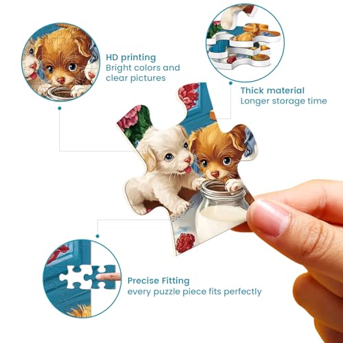 Puzzle de 300 piezas Animales 8-12 anos miniatura 4