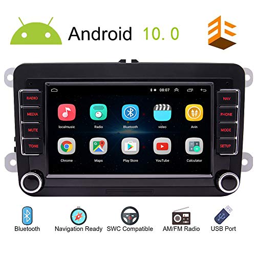 EINCAR Android 10.0 Car Stereo Radio Player 7 Inch HD Touch Screen GPS