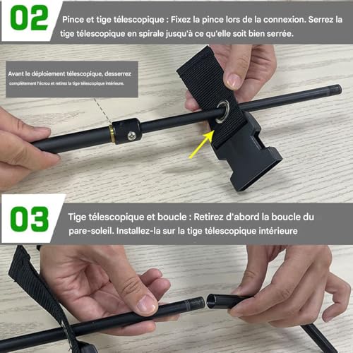 Canopée suspendue auvent d'intimité haut de gamme pour bureau - 7