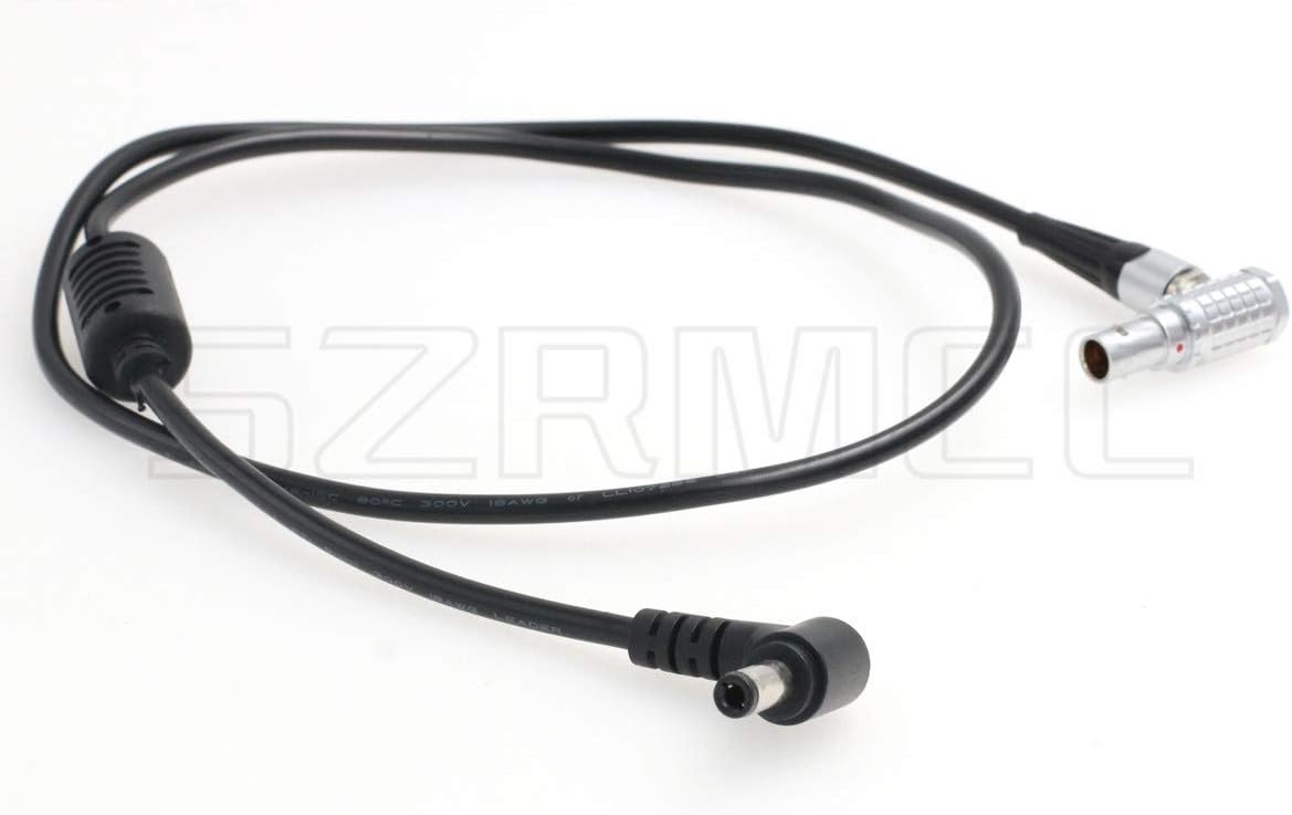 SZRMCC DC 5.5x2.5mm Barrel Plug to 0B 7 Pin Male Motor Power Cable for Tilta Nucleus-M Wireless Lens Motor