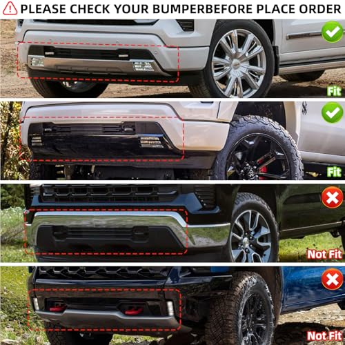 Image of License Plate Bracket Accessories for Chevrolet Chevy Silverado 1500 2022 2023 2024 2025 2026, Front Bumper License Plate Holder Replacement Frame Black Mount