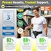 BLITZU Inguinal Hernia Support Belt for Men & Women, Adjustable Left or Right Side Hernia Truss with Removable Compression Pad, Slim Groin Support Belt for Everyday Wear Black S-M