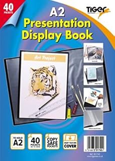 2X40 A2 Pocket Presentation Display Book - Black