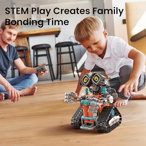 Image of Sillbird Robot Building Kit with Remote Control STEM Gift for Boy Ages 8-14