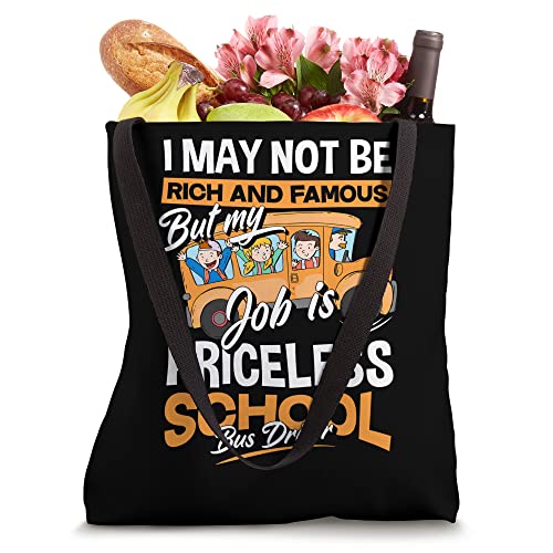 Bolsa Tote Funny School Bus Driver Priceless miniatura 4