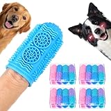 Fiwochic 24 Pcs Dog Toothbrush Bulk Finger Toothbrush Dogs Tooth Brushing Kit Finger Toothbrushes Pets Teeth Cleaning & Dental Care Teeth Cleaning Tools for Puppy Cat Small Medium Large Pets