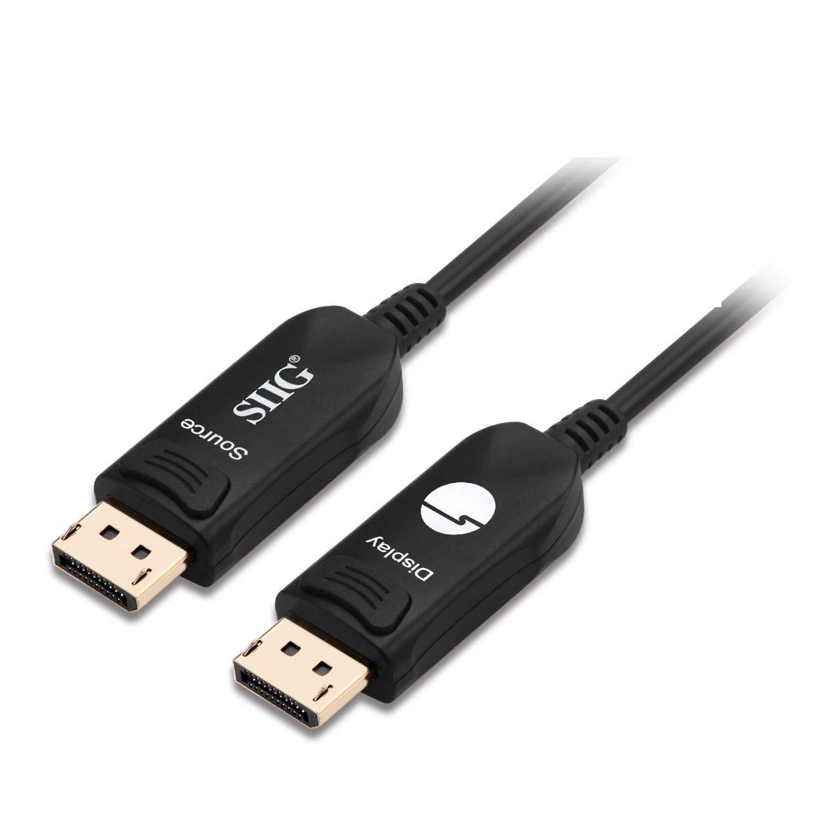 SIIG Fiber Optical DisplayPort to DisplayPort Cable 4K 1.2