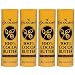 Cococare "The Yellow Stick" 100% Cocoa Butter 1 oz (Quantity of 4)