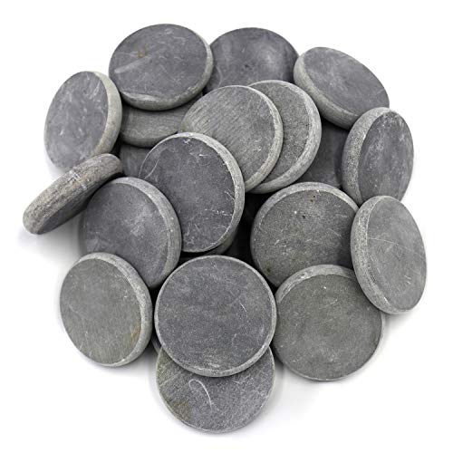 25 Round Stones for Rock Painting – Bulk 3.15†inch Diameter Perfectly-Round 100% Natural Basalt Stone Canvases, Flat, Super Smooth, Non-Porous, Uniform in Shape and Size, Mandala and Kindness Stones 25 Round Stones for Rock Painting – Bulk 3.15†inch Diameter Perfectly-Round 100% Natural Basalt Stone Canvases, Flat, Super Smooth, Non-Porous, Uniform in Shape and Size, Mandala and Kindness Stones
