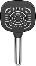 Direct Mart Mono Shower Head, Easy Clean Bathroom Accessory, High Pressure Shower Attachment, Durable & Lightweight Hand Shower, Quick Installation, ABS Materials(115mm Square Shower Spray (Black)