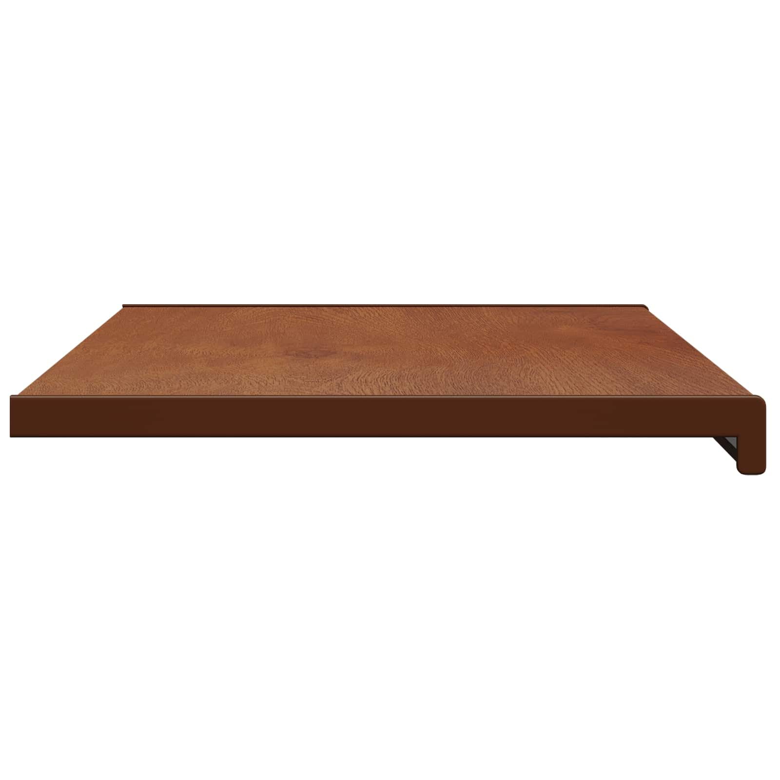 Parapet PCW brązowy 60 x 40 x 4,5 cm