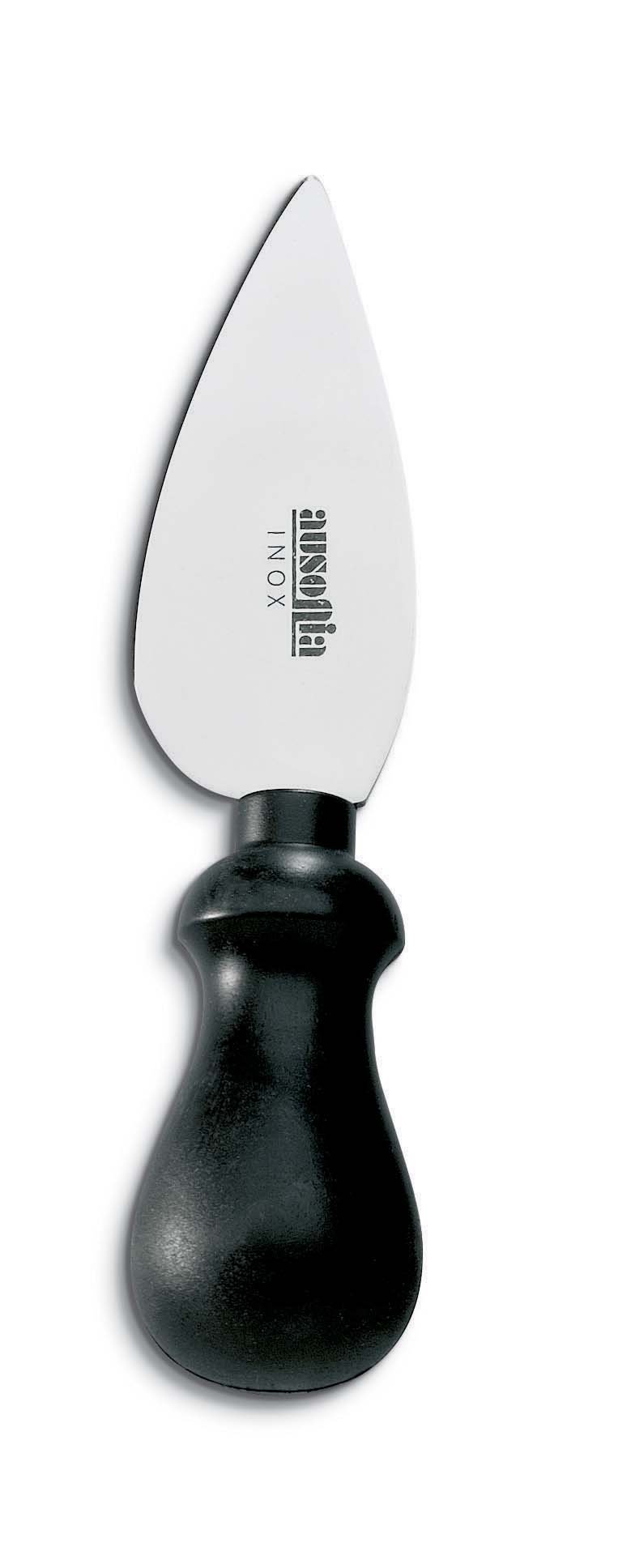 AUSONIA Coltello da formaggio a goccia MADE IN ITALY per grana e formaggi duri con lama in acciaio inox da 12 Cm e con manico atossico, coltello lavabile in lavastoviglie